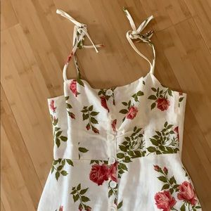 Reformation linen dress